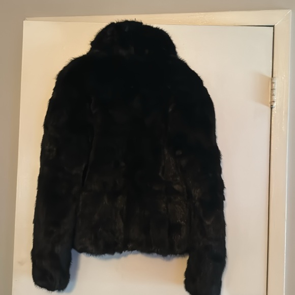 BLACK MINK COAT - Picture 3 of 8